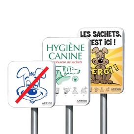 Panneaux de sensibilisation propreté