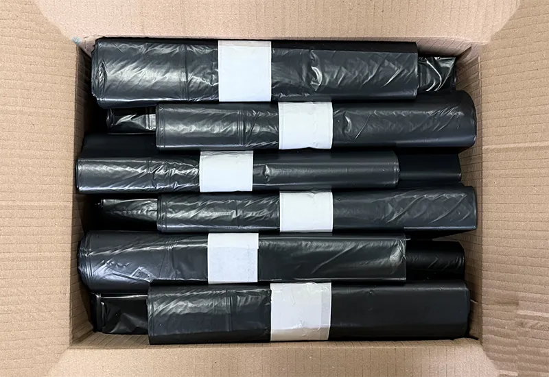 Conditionnement des sacs poubelles Rouleaux de sacs poubelles