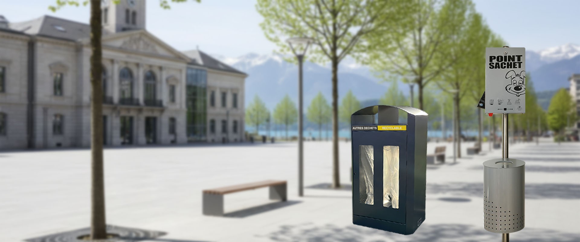 Αστικές λύσεις επίπλων για αστική καθαριότητα